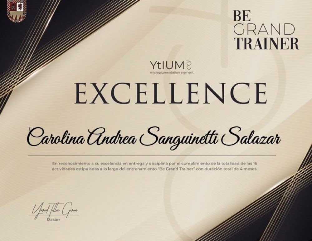 Diploma Be Grand Trainer, YtIUM